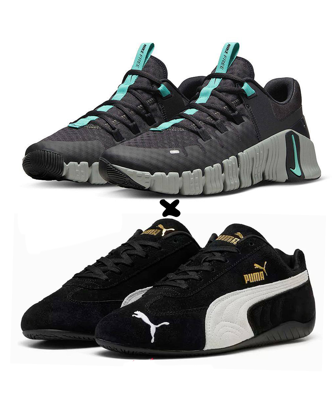 Nike Free Metcon 5 TB “Black” X. Puma Speedcat OG “Black & White”